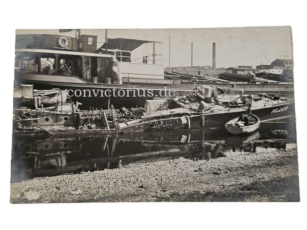 Schiffswerft Sachsenberg Köln Foto vom Schiff Rhenania.XIV.Homberg/aa